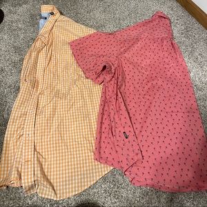 2 izod shirts. Mens